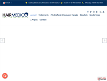 Tablet Screenshot of hairmedico.com